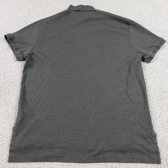 VTG Polo Ralph Lauren Shirt Mens Large Gray Pima Soft Touch Short Sleeve Polo - Picture 10 of 10